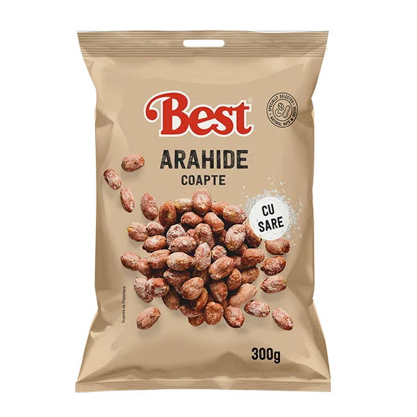 Arahide coapte cu sare în cojiță 300 g